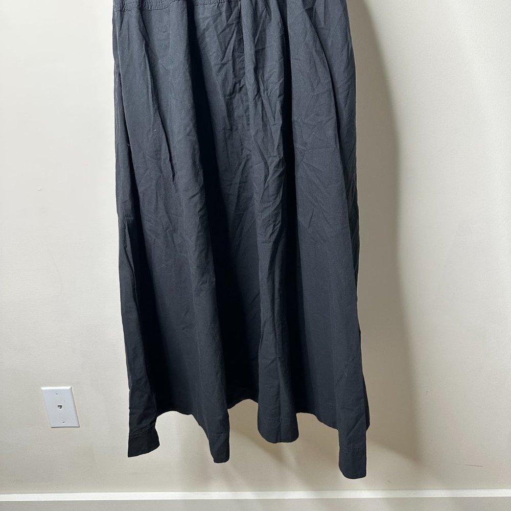 Madewell Brooke One Shoulder Ruffle Midi Dress Black Size 2 NEW - Picture 8 of 9